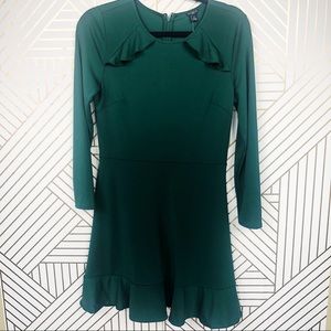 NWT Ann Taylor Long Sleeved Green Dress